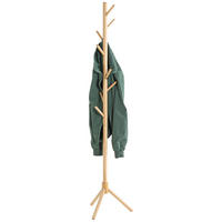 ŠATNÍ STOJAN - přírodní barvy, Konvenční, dřevo (43/174/43cm)