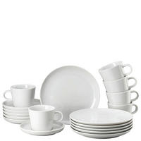 KAFFEESET Weiß Cucina - Bianca 18-teilig  - Weiß, Basics, Keramik (29,3/20,4/32,7cm) - Rosenthal