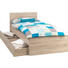 BETT 90/200 cm - Sonoma Eiche, Design, Holzwerkstoff (90/200cm) - Carryhome BETT 90/200 cm - Sonoma Eiche, Design, Holzwerkstoff (90/200cm) - Carryhome
