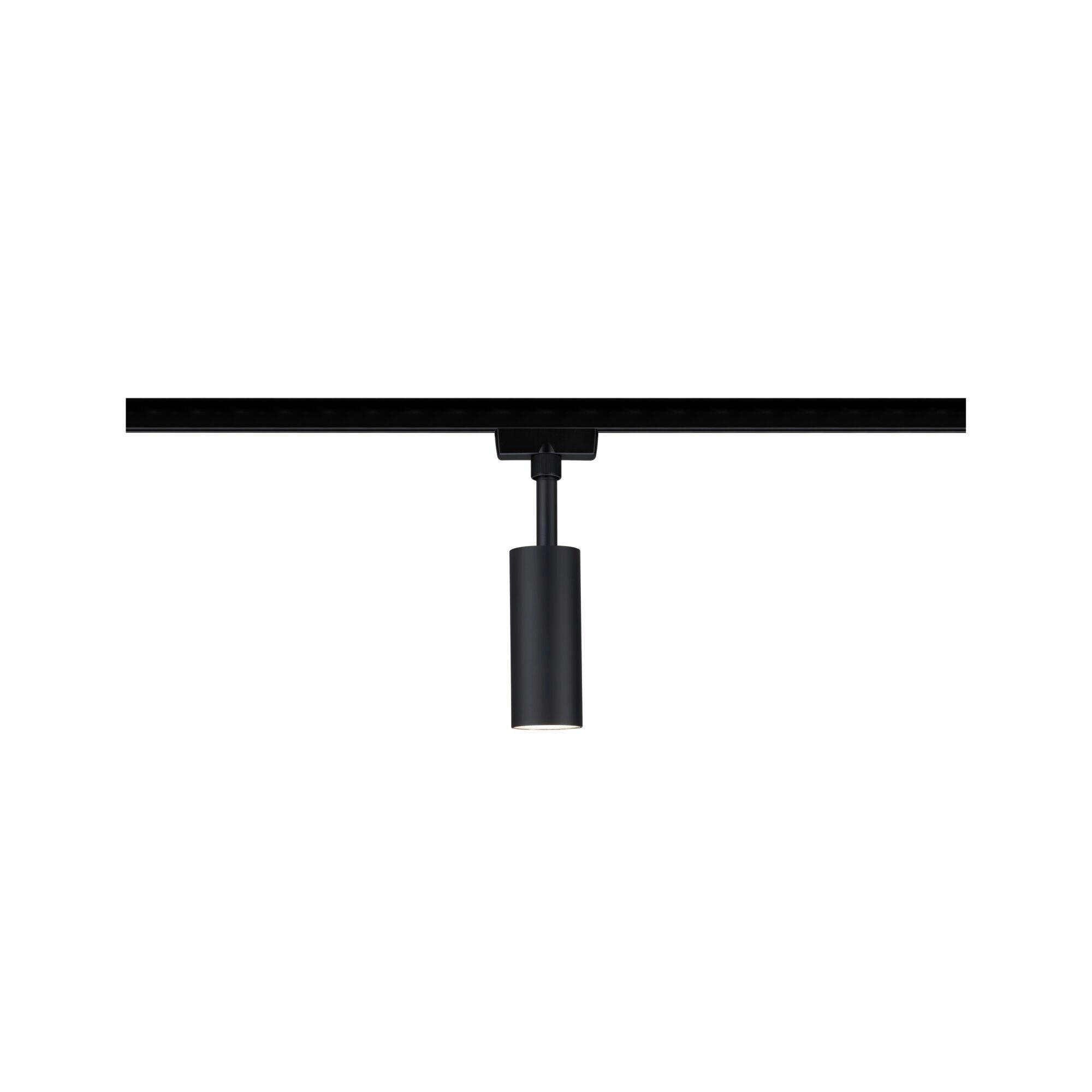 SCHIENENSYSTEM-STRAHLER URail Spot Tubo 4,3/18,8 cm   - Schwarz, Basics, Kunststoff/Metall (4,3/18,8cm) - Paulmann