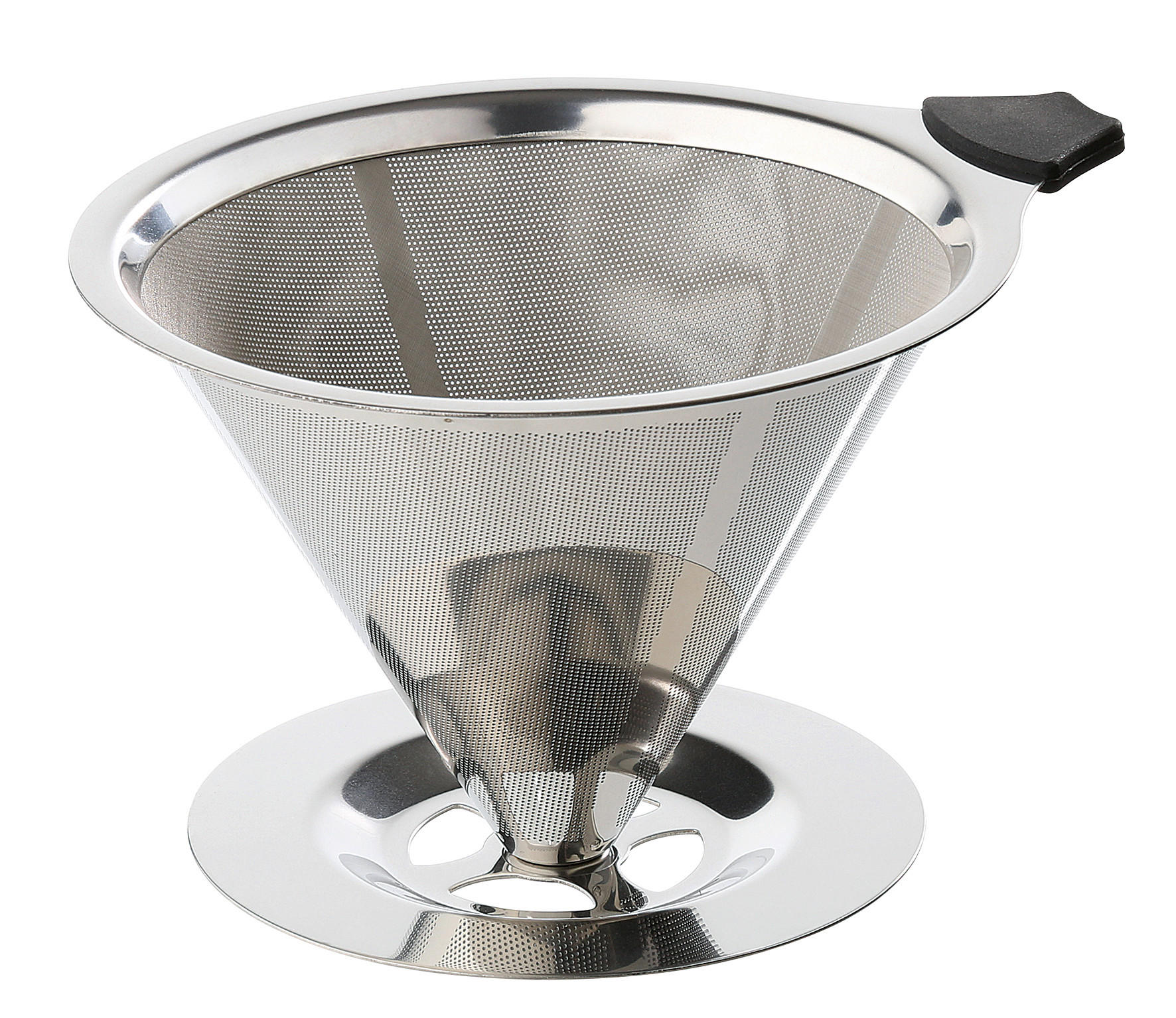KAFFEEFILTER  - Silberfarben, Basics, Kunststoff/Metall (12,5/9cm) - Cilio