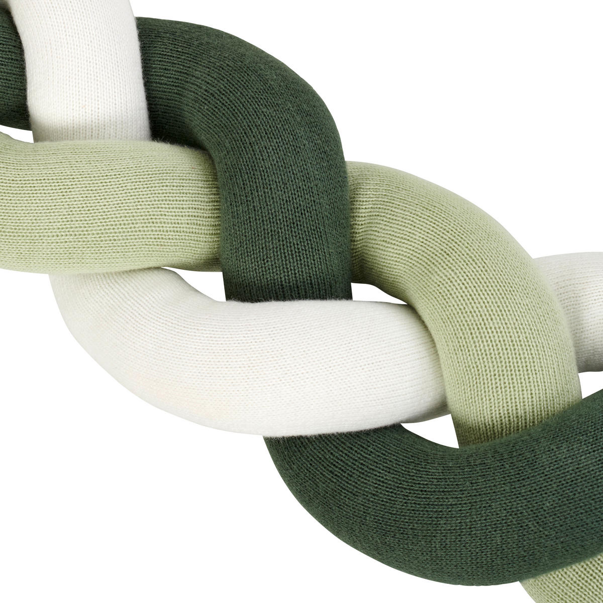 NESTCHENSCHLANGE   13/220 cm  - Salbeigrün/Creme, Basics, Textil (13/220cm) - Patinio
