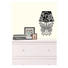 Wandsticker mit Licht - Schwarz, Basics, Kunststoff (22/40/1,5cm)