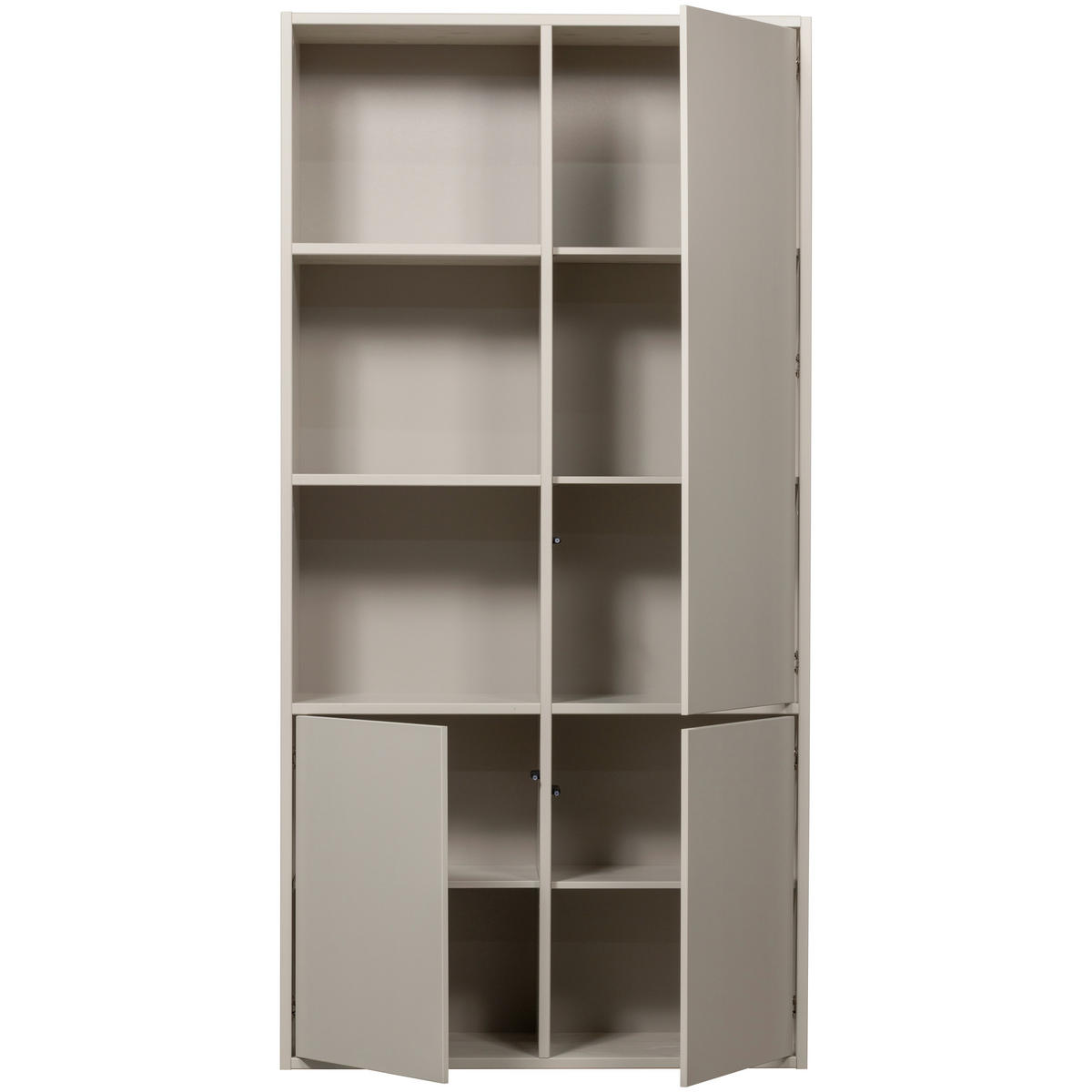 MEHRZWECKSCHRANK 108/215/40 cm  in Grau  - Grau, Design, Holz (108/215/40cm) - Livetastic
