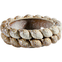 DEKOSCHALE - Sandfarben/Waldgrün, LIFESTYLE, Keramik (23cm) - Ambia Home
