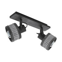 STROPNÍ SVÍTIDLO, 47,5/16/30 cm - šedá/černá, Design, kov (47,5/16/30cm) - Eglo