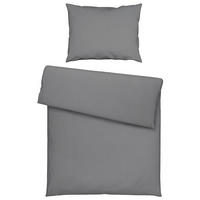 POSTELJNINA Uni 140/220 cm saten siva  - siva, Basics, tekstil (140/220cm) - Novel