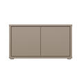 GARDEROBENBANK - Taupe/Grau, MODERN, Kunststoff (74,5/41,5/34,9cm) - Carryhome