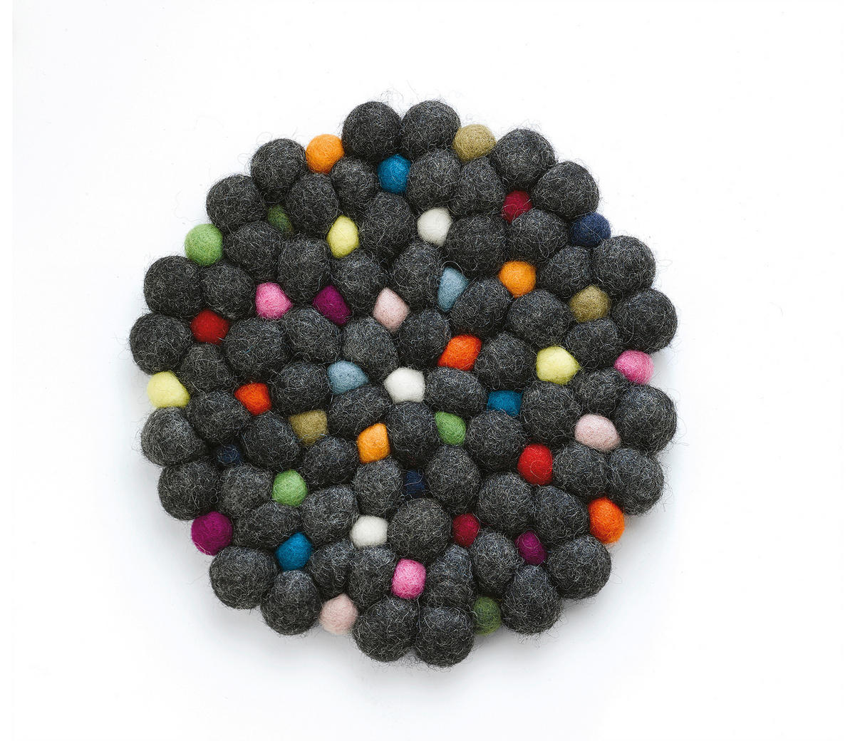 TOPFUNTERSETZER Textil Multicolor 21 cm  - Multicolor, Basics, Textil (21cm) - Cilio