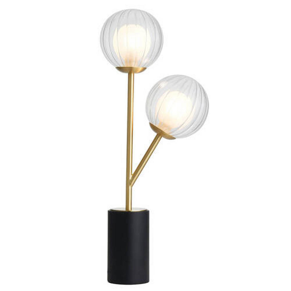 TISCHLEUCHTE Northwest 19/12/51 cm   - Klar/Chromfarben, Design, Glas/Metall (19/12/51cm) - ENDON