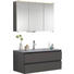 BADEZIMMER - Anthrazit/Grau, Design, Glas/Holzwerkstoff (100cm) BADEZIMMER - Anthrazit/Grau, Design, Glas/Holzwerkstoff (100cm)