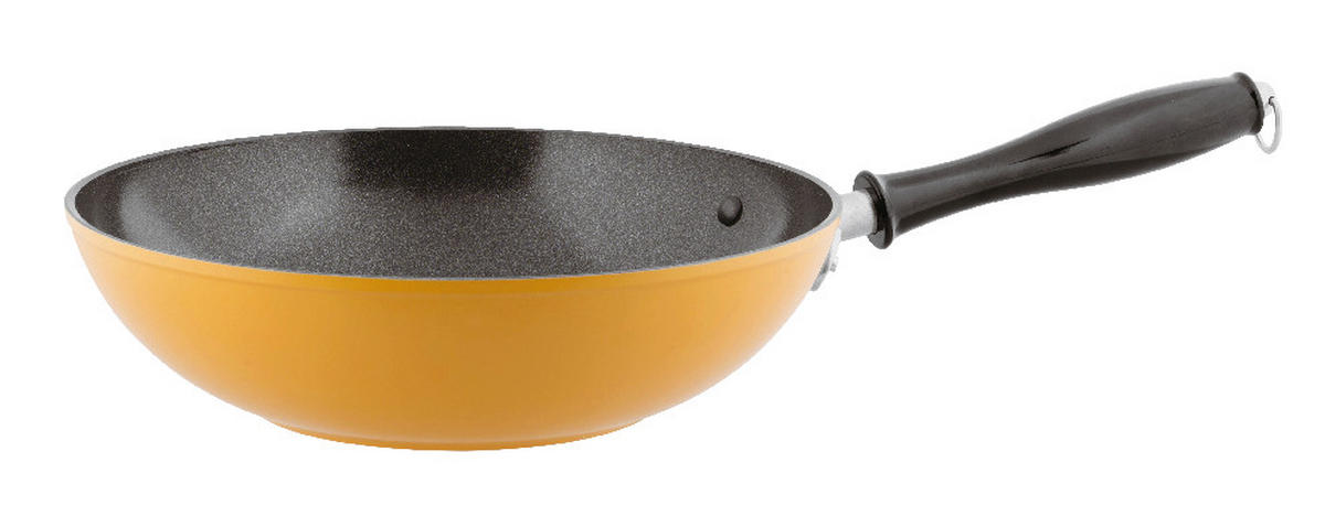 VOK  28 cm     - siva/žuta, Konvencionalno, metal (28cm) - Sambonet