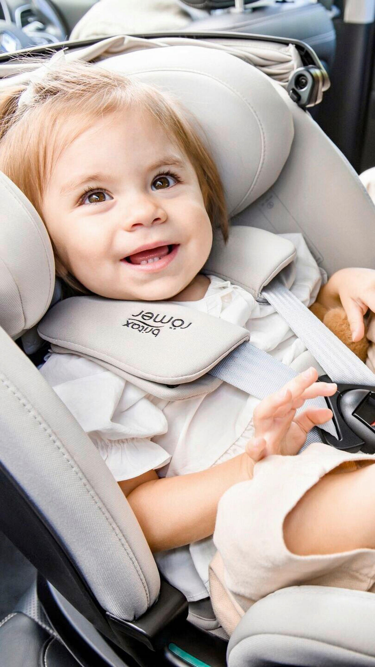 REBOARDER-KINDERSITZ SWIVEL-GROW MAX AIR Chocolate  - Dunkelbraun, Basics, Kunststoff/Textil (44/57/56cm) - Britax Römer