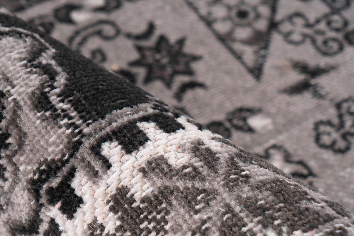 VINTAGE-TEPPICH 200/290 cm Ariya Grau  - Grau, Trend, Textil (200/290cm) - Kayoom