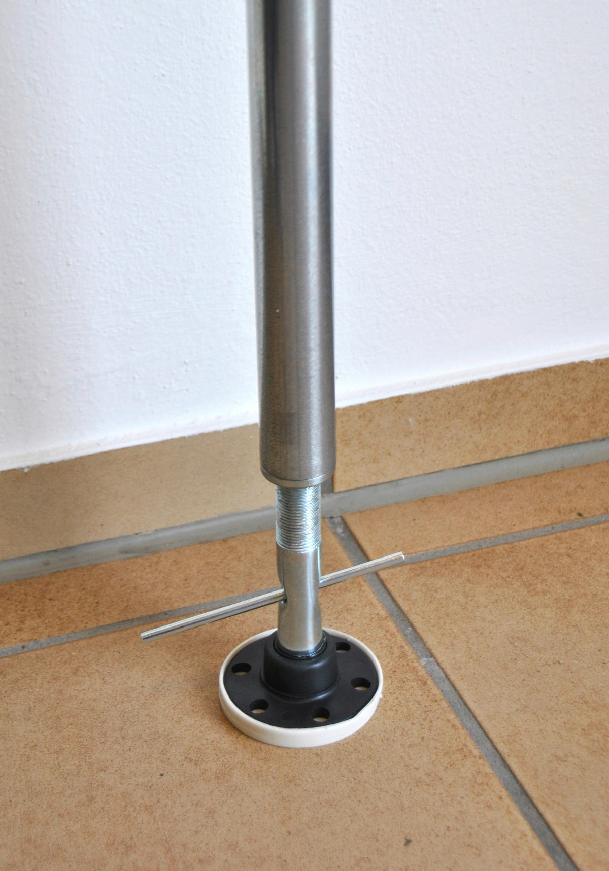 KLEMMMARKISE - Braun/Orange, Basics, Textil/Metall (350/225-275/150cm) - Boxxx