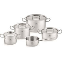 KOCHTOPFSET Original-Profi Collection® 5-teilig  - Edelstahlfarben, Basics, Metall - Fissler