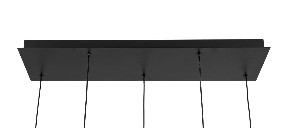 LED-HÄNGLAMPA 73/23/120 cm  - kromfärg/svart, Design, metall/glas (73/23/120cm) - Novel