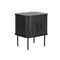 NACHTTISCH 45/55/40 cm  - Schwarz, Design, Holzwerkstoff/Metall (45/55/40cm) - Livetastic