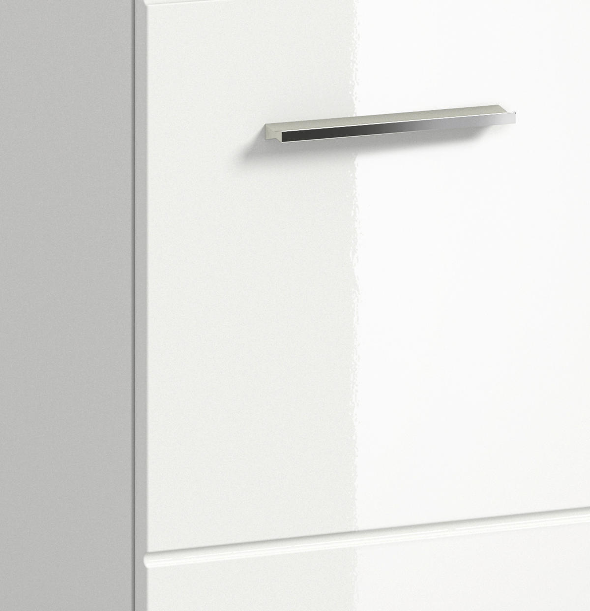 SPODNJA OMARICA 60/82/30 cm  - bela/visoki sijaj, Moderno, leseni material (60/82/30cm) - MID.YOU