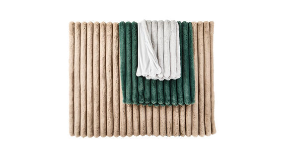 FELLDECKE ZUZANNO 150/200 cm  - Grün, Textil (150/200cm) - Novel