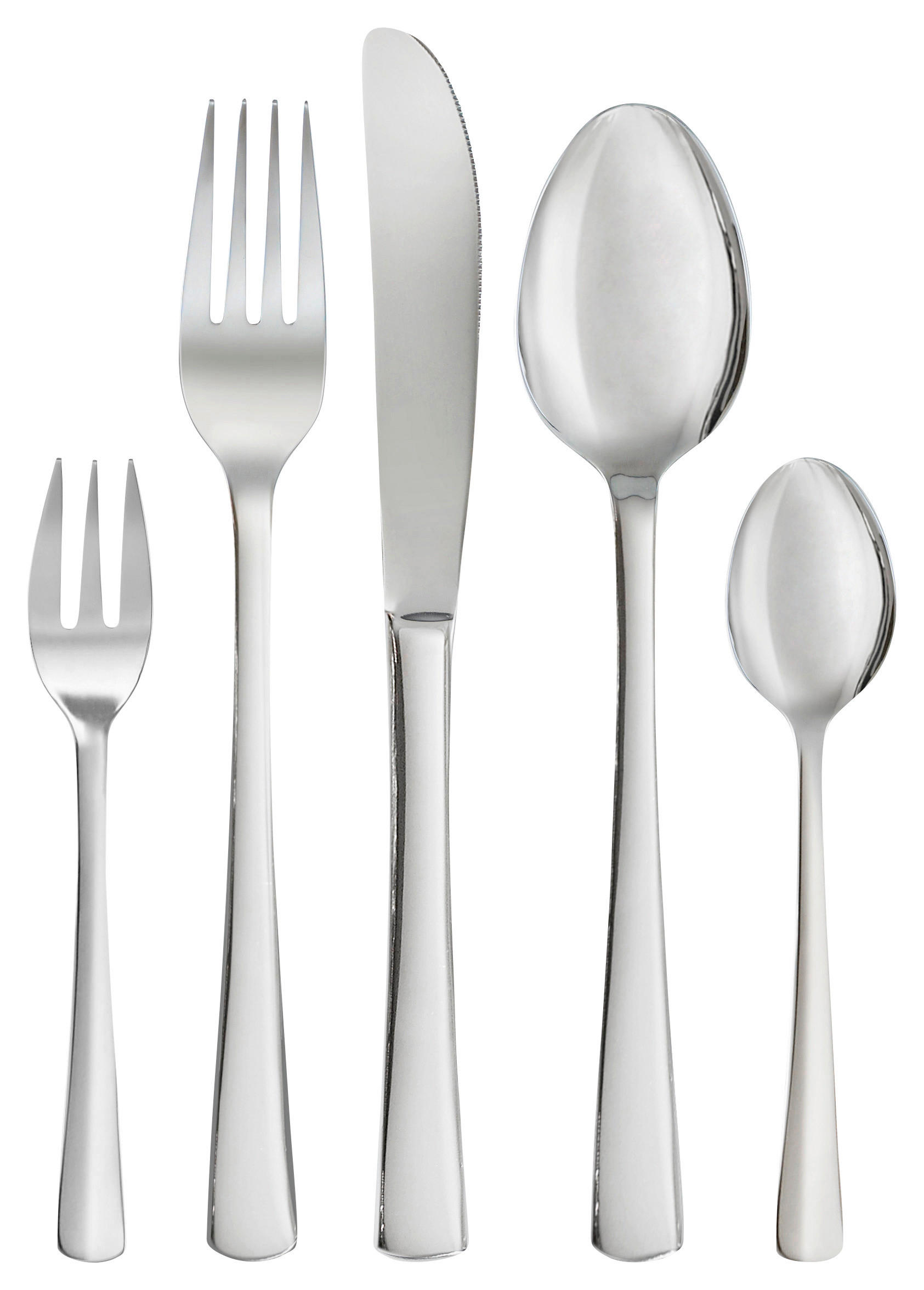 SET PRIBORA ZA JELO 60-dijelni ATHENE 60/1 - boje kroma, Basics, metal (37,5/3,5/24cm) - Justinus
