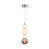 PENDELLEUCHTE 14.7/45 cm    - Chromfarben/Transparent, Trend, Glas/Kunststoff (14.7/45cm) - MAYTONI