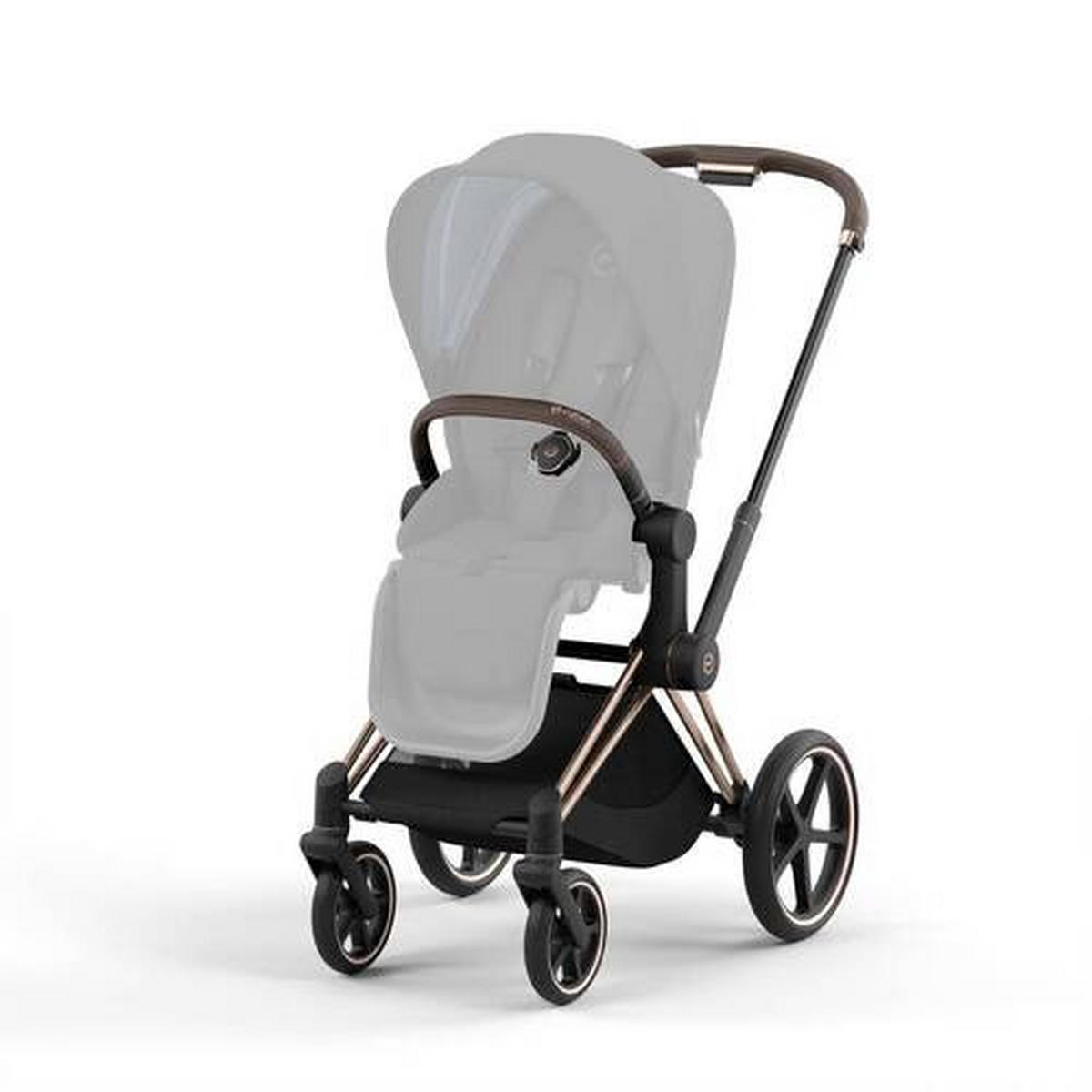 KINDERWAGENGESTELL Priam  - Roségold/Schwarz, Basics, Kunststoff/Metall (83/60/108cm) - cybex PLATINUM