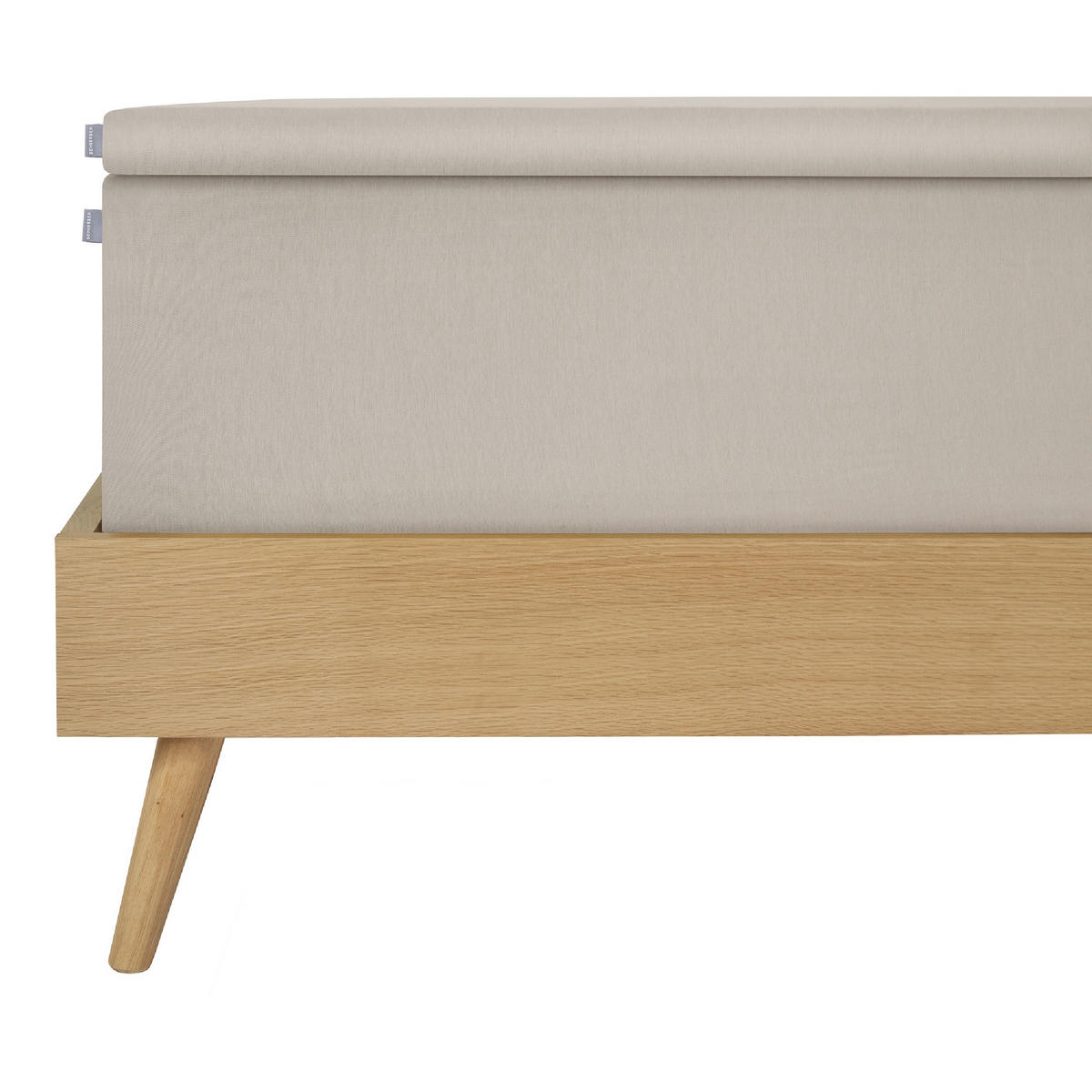 BOXSPRING-SPANNLEINTUCH 180/200 cm  - Taupe, Basics, Textil (180/200cm)