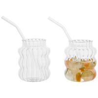 SET ČAŠA  4 dela   - prozirna, Trendi, staklo - Novel