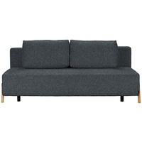 SCHLAFSOFA in Textil Dunkelgrau  - Dunkelgrau/Naturfarben, Design, Holz/Textil (211/88/102cm) - Niels Andersson
