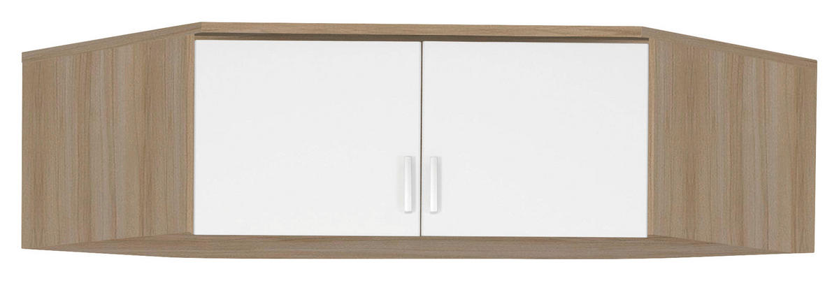 DODATNI ELEMENT ZA ORMAR   136/39/54 cm    - boja aluminijuma, Dizajnerski, pločasti materijal/plastika (136/39/54cm) - Boxxx