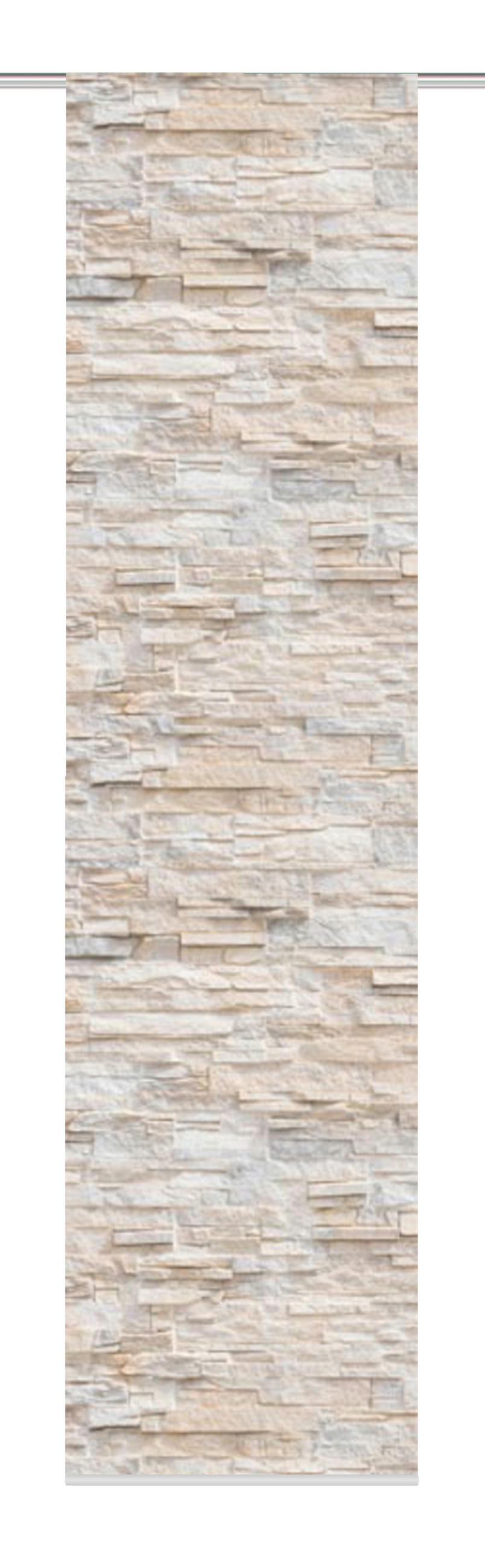 FLÄCHENVORHANG in Naturfarben blickdicht  - Naturfarben, Design, Textil (60/245cm)