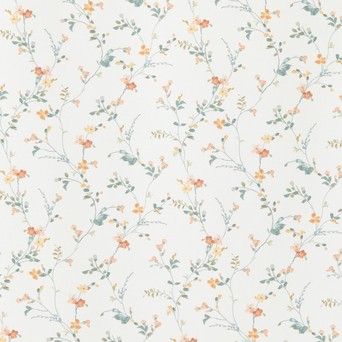 VORHANGSTOFF per lfm blickdicht  - Hellgelb/Hellgrün, ROMANTIK / LANDHAUS, Textil (140cm) - Landscape