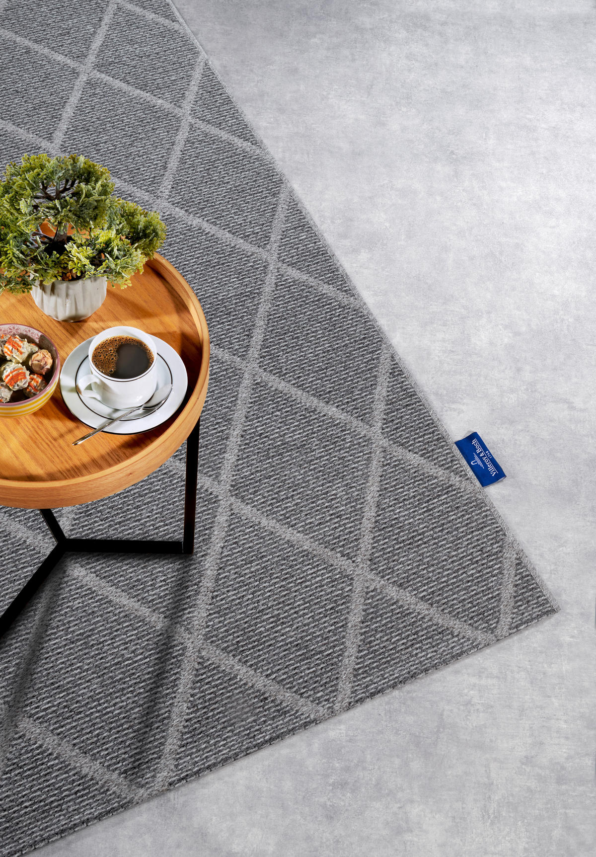 WEBTEPPICH 200/290 cm Kollektion 1843 Grau, Hellbraun  - Hellbraun/Grau, Basics, Kunststoff/Textil (200/290cm) - Villeroy & Boch