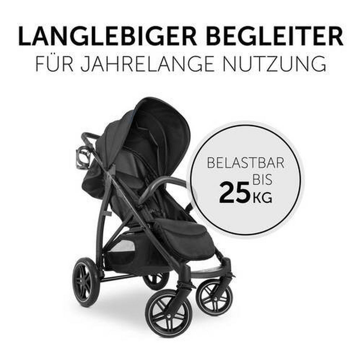 BUGGY RAPID 4 D  - Schwarz, Basics, Textil (92/57/110cm) - Hauck