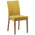 STUHL in Holz, Textil Eichefarben, Senfgelb  - Eichefarben/Senfgelb, KONVENTIONELL, Holz/Textil (47/95/60cm) - Cantus