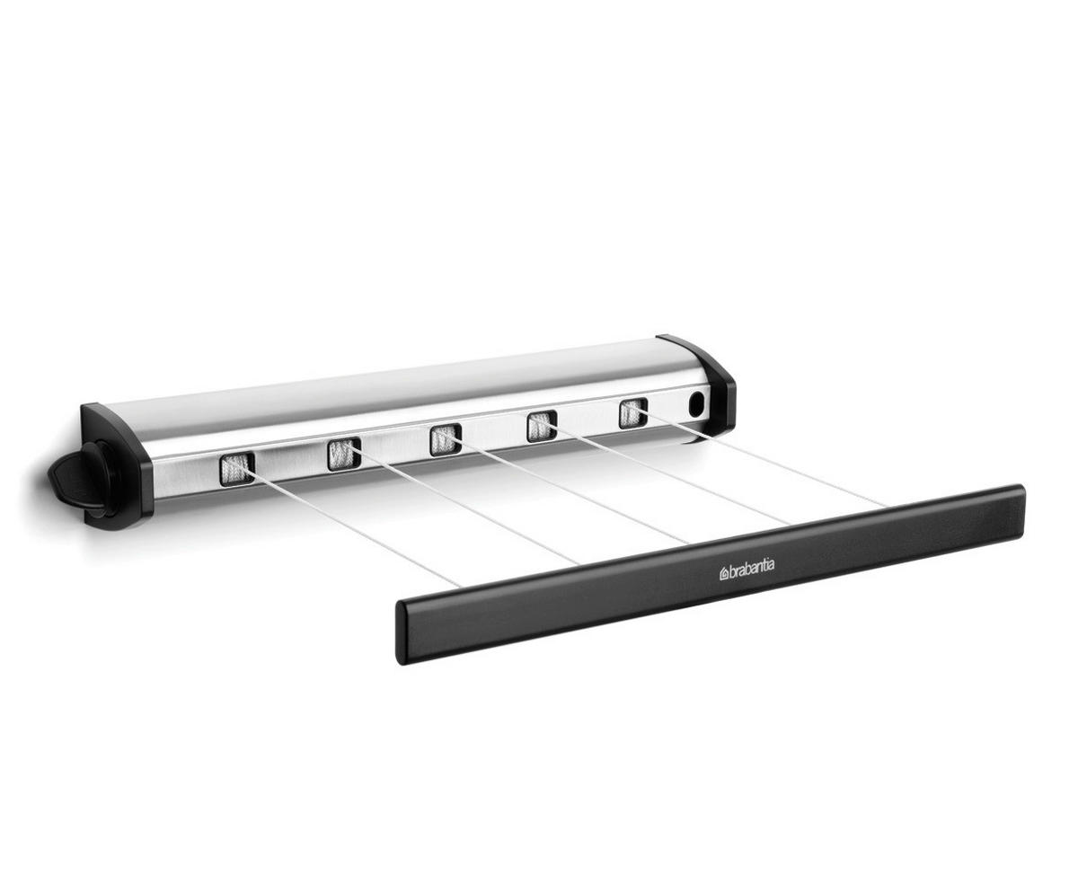 ŠŇŮRA NA PRÁDLO - barvy stříbra, Design, kov (48,3/7,6/8cm) - Brabantia