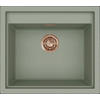 SPÜLE 107211  - Salbeigrün/Bronzefarben, Basics, Keramik (57/50/21,7cm) - HKT