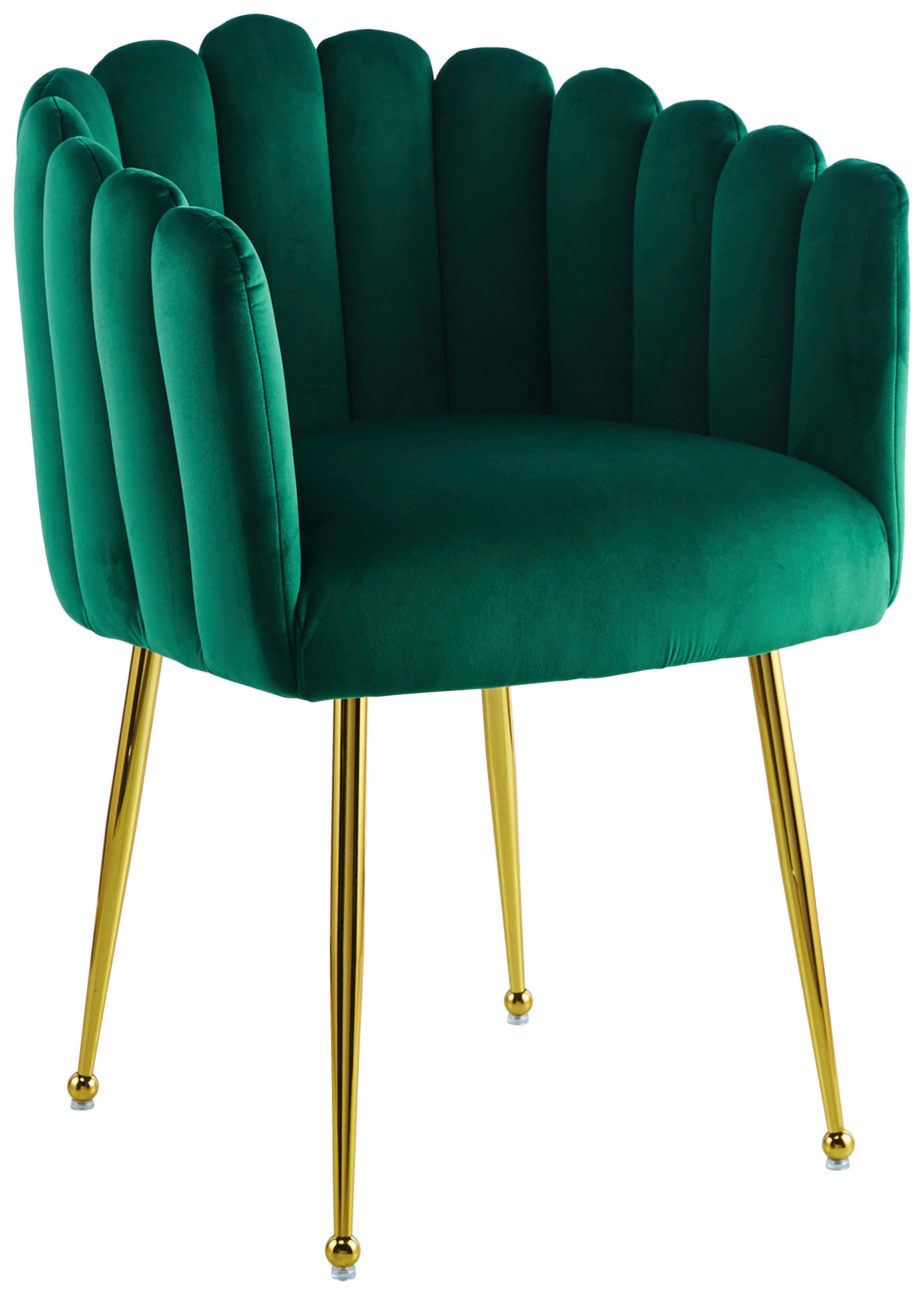Scaun Cu Brate din textil, verde