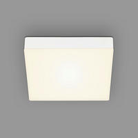 STROPNÉ LED SVIETIDLO, 21.2/21.2/3.6 cm - biela, Design, plast (21.2/21.2/3.6cm)