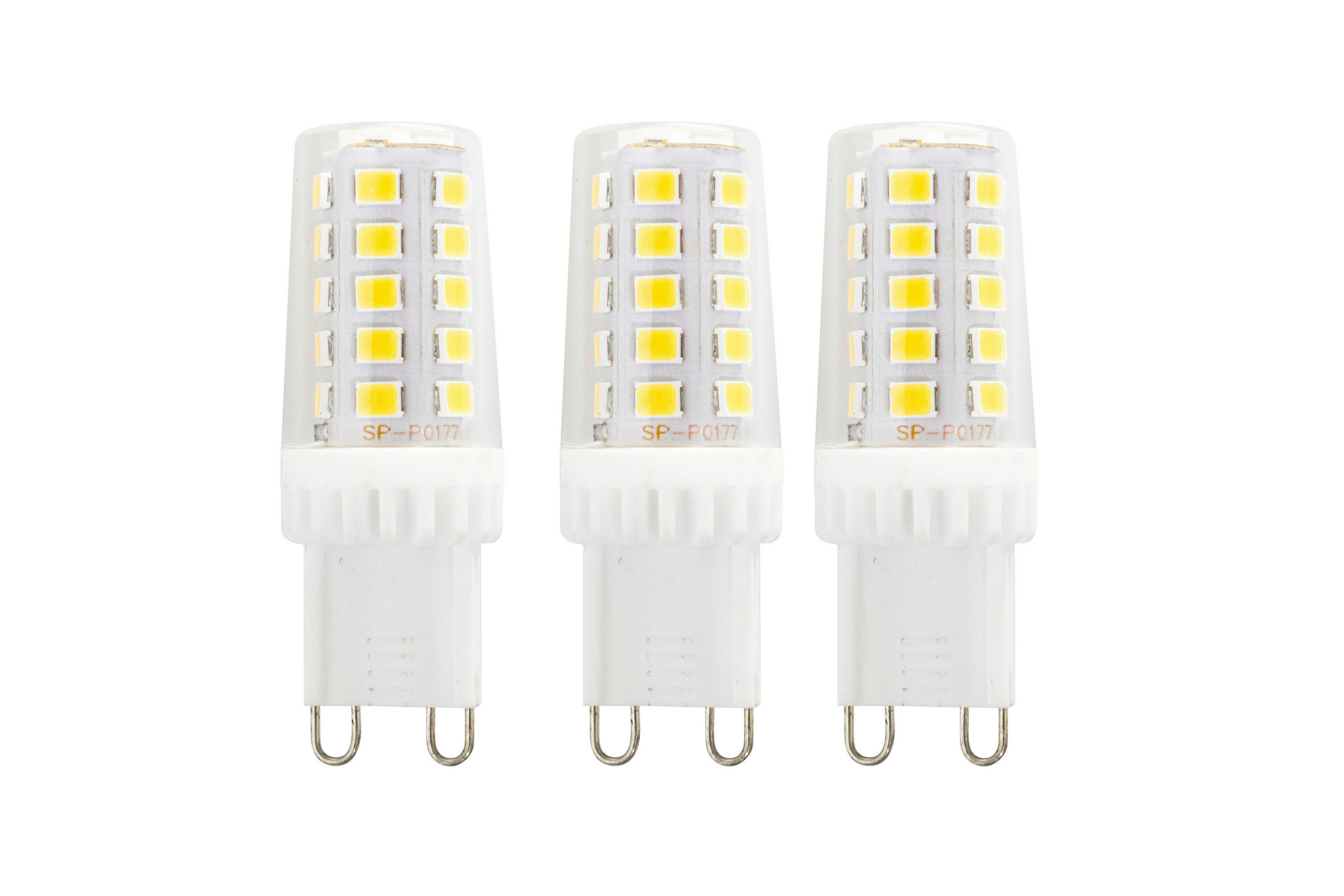 3-AS LED IZZÓ SZETT   3,5 W G9  - áttetsző/fehér, Basics, műanyag (1,6/4,8cm) - Boxxx