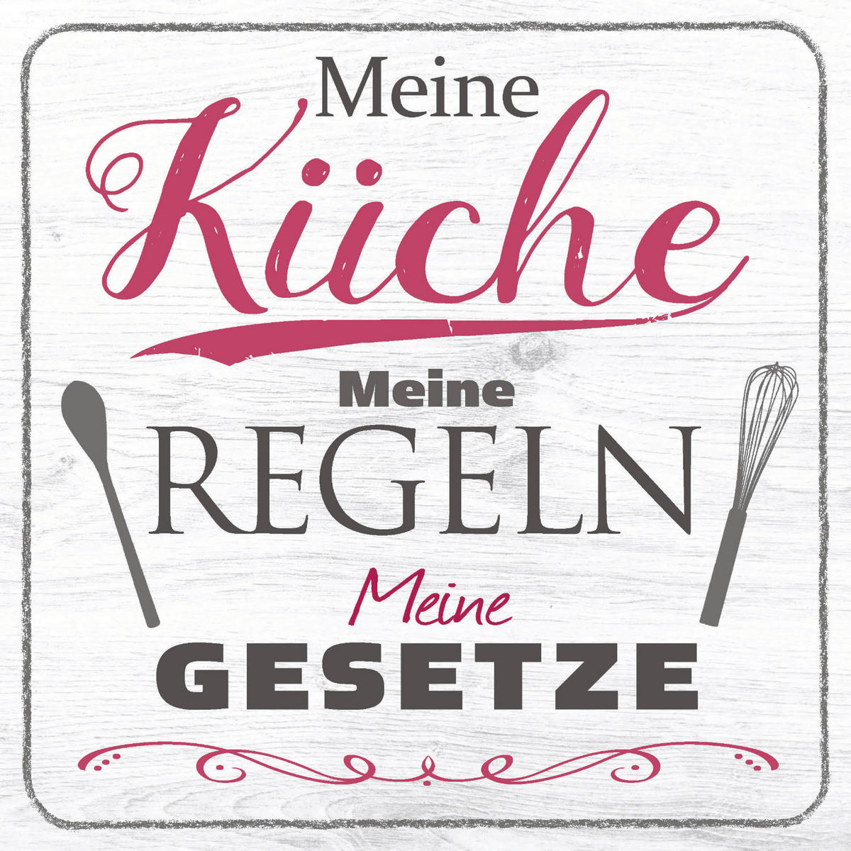 DEKOPANEEL Text 20/20/0,3 cm  - Multicolor, KONVENTIONELL, Holz (20/20/0,3cm)