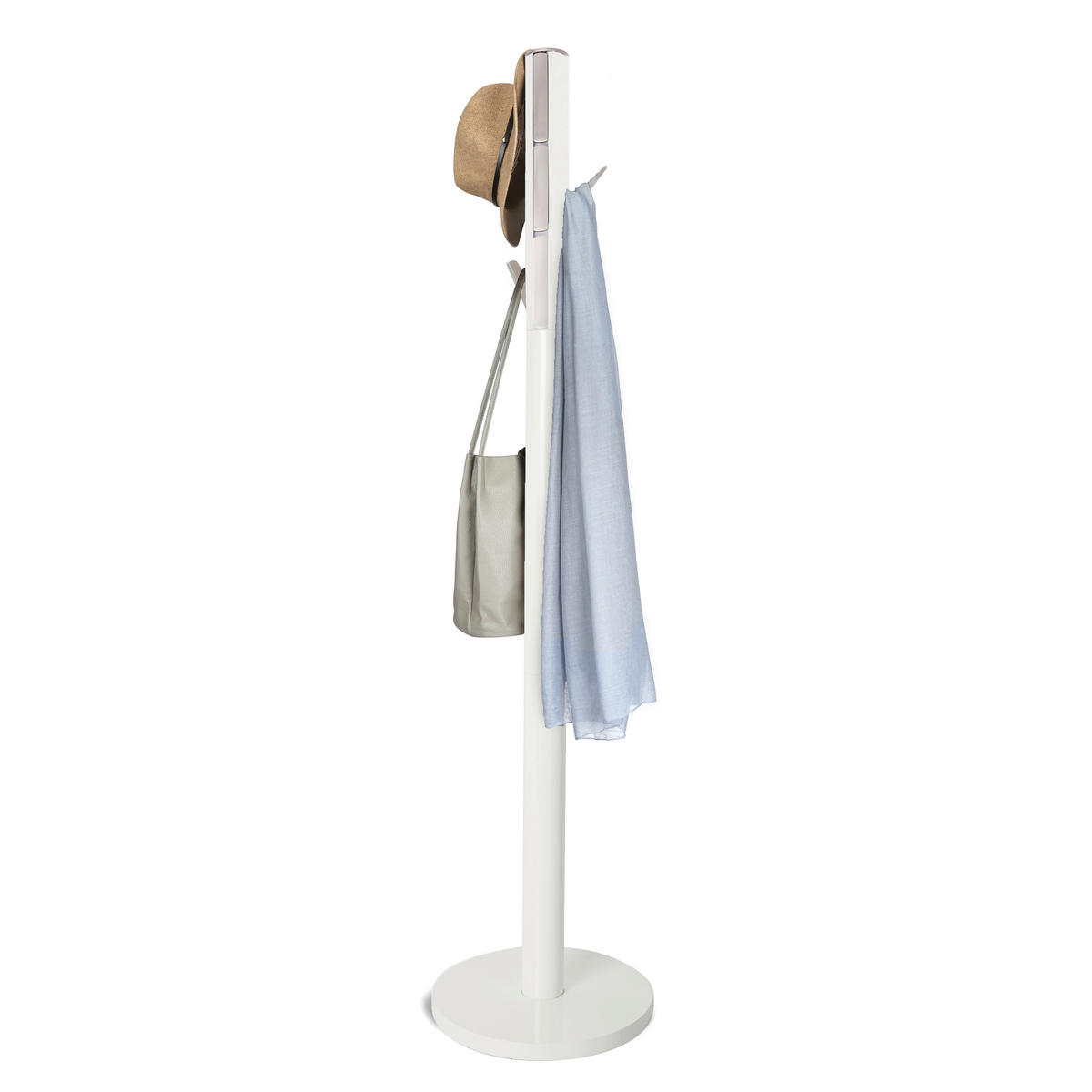 KLEIDERSTÄNDER in Weiß 40/168/40 cm   - Weiß, Basics, Holz (40/168/40cm) - Umbra