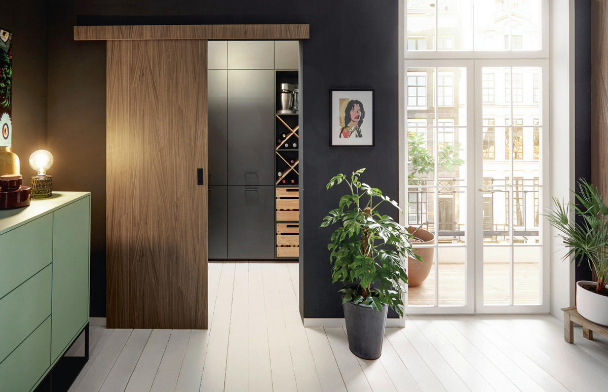 EINBAUKÜCHE   - Braun, Design, Holzwerkstoff - Schüller