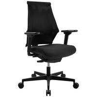 DREHSTUHL Flachgewebe Schwarz  - Schwarz, MODERN, Kunststoff/Textil (47/100-112/45-51cm) - Topstar