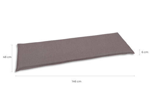 BANKAUFLAGE Uni  - Taupe, Basics, Textil (48/6/148cm)