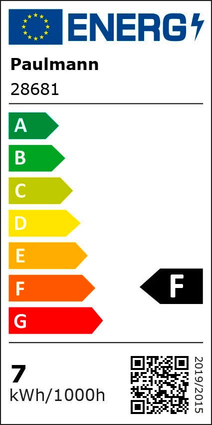 LED-LEUCHTMITTEL   E27 1x6,5W W 640 lm  - Klar/Silberfarben, Basics, Glas (17,4cm) - Paulmann