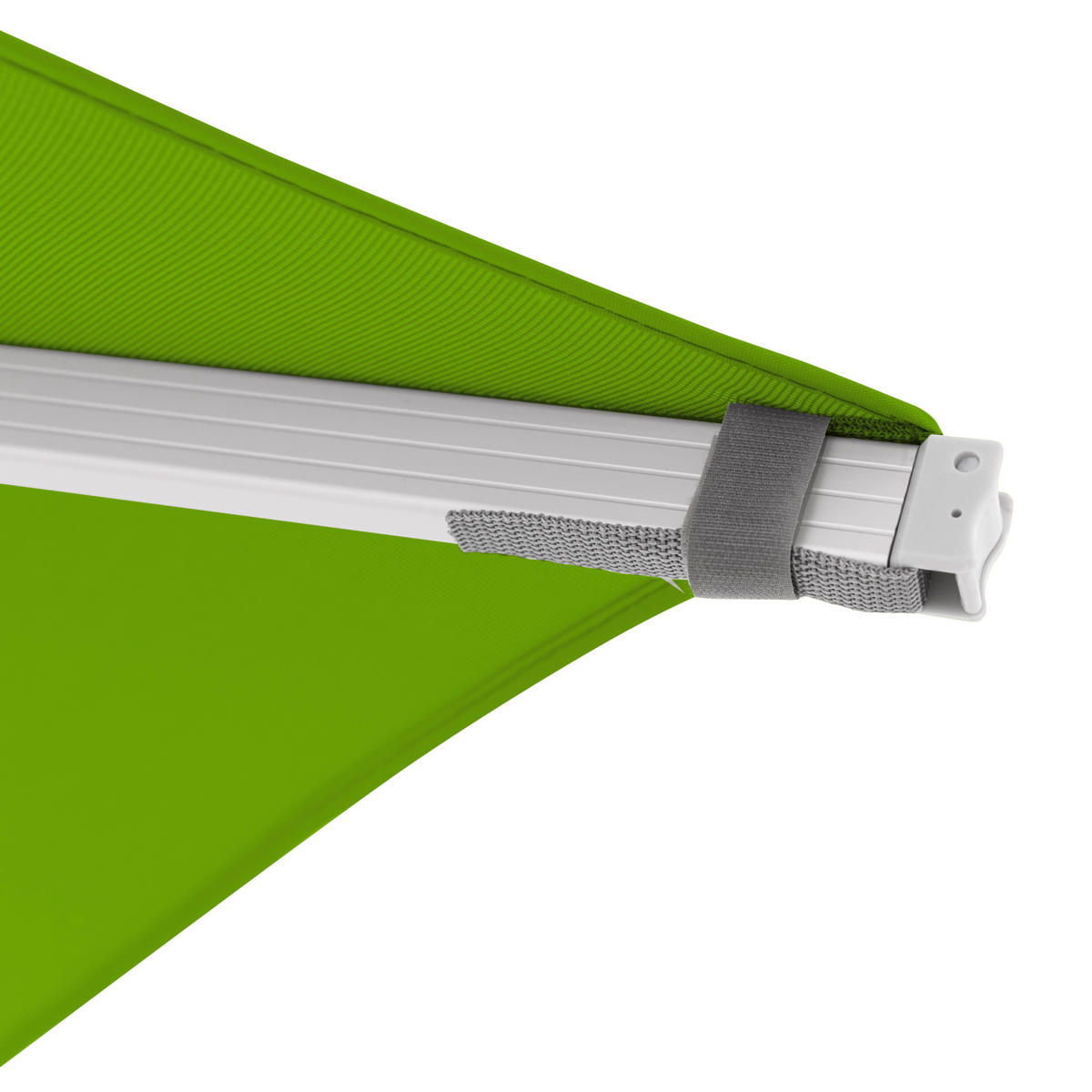 AMPELSCHIRM 300x300 cm  - Hellgrau/Hellgrün, Basics, Textil/Metall (300/300cm) - Doppler