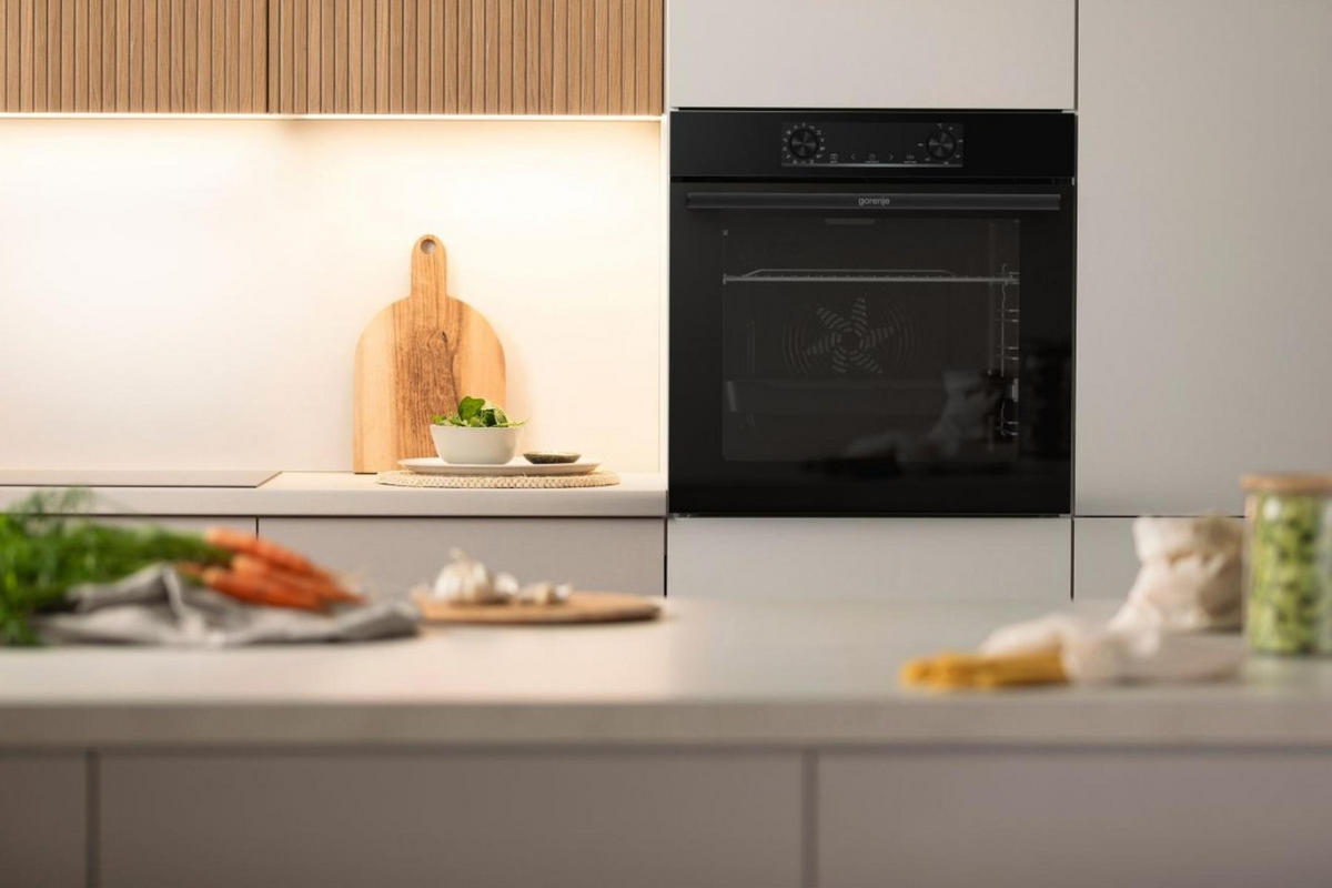 EINBAUBACKOFEN  - Schwarz, Basics (59,5/59,5/56,4cm) - Gorenje