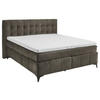 BOXSPRINGBETT 180/200 cm  in Dunkelbraun  - Dunkelbraun/Schwarz, Konventionell, Kunststoff/Textil (180/200cm) - Modante